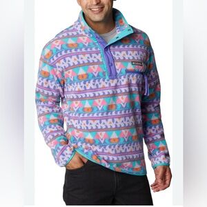 Columbia Helvetia Half Snap Fleece Purple Lotus Camp Blanket